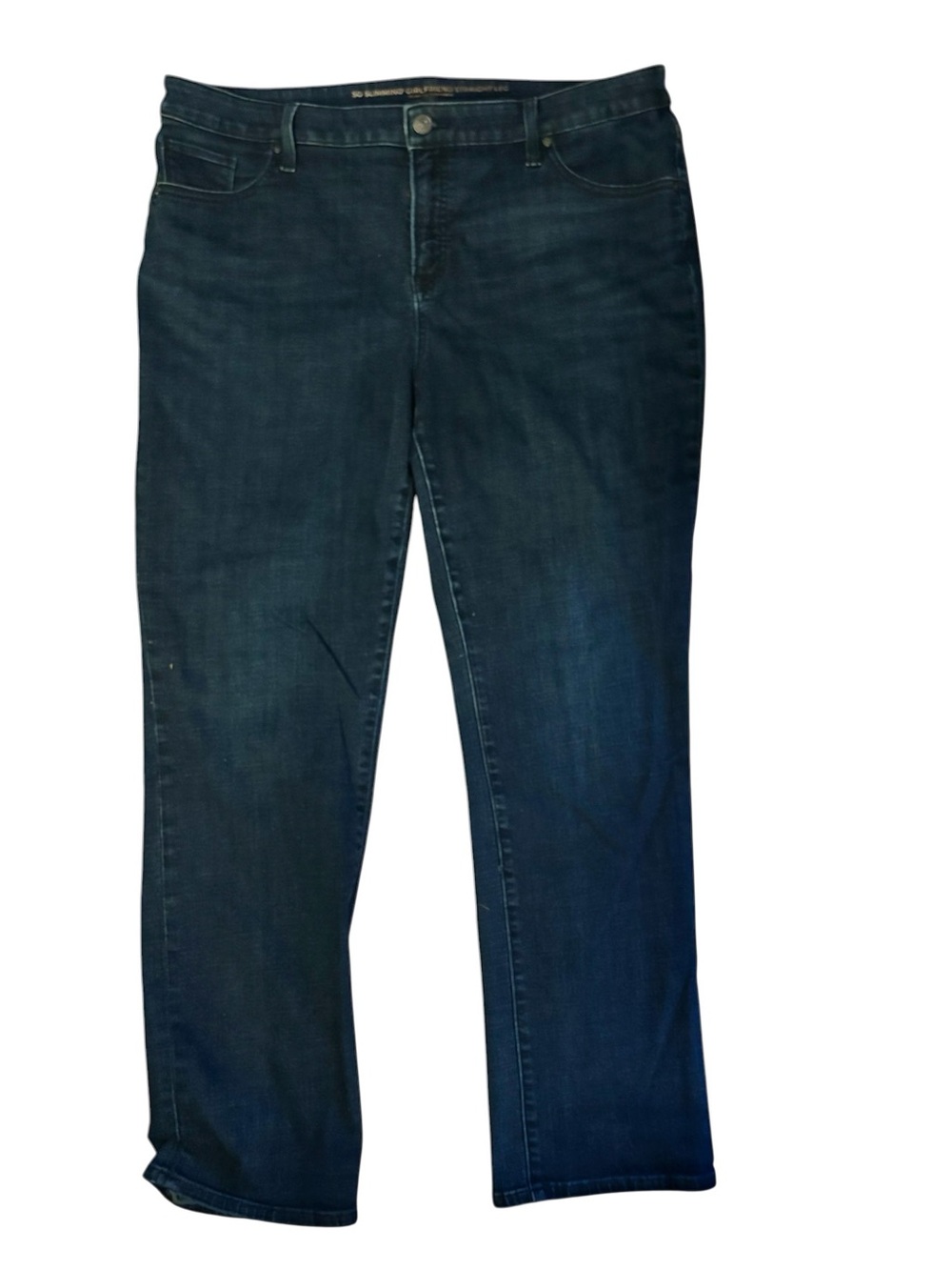 Chico’s So Slimming Girlfriend Straight Women’s Jeans - Dark Wash